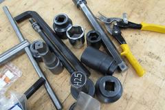 Misc Lot: Hand Tools, Work Holding, Collet Nut Wrenches and More