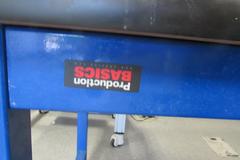 Production Basics Laminate Top Metal Frame Table