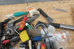 Misc Lot: Hand Tools, Work Holding, Collet Nut Wrenches and More