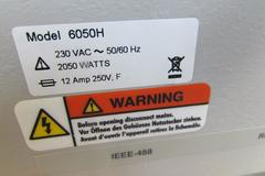 Fluke 6050H Extremely High Temperature Precision Salt Bath 180C to 550C Temperature Range