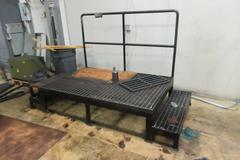 Kuraki KBT-11WDX CNC Horizontal Boring Mill with Fanuc 15M CNC Control, 4.3" Spindle Diameter, Built in Power Rotary Table