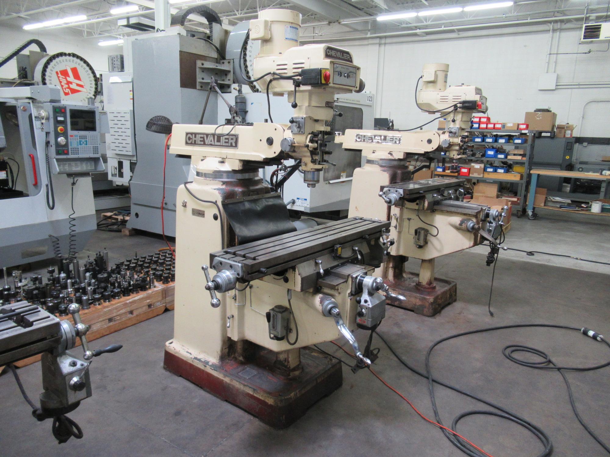 Chevalier FM-3VKH Vertical Knee Type Milling Machine, with
