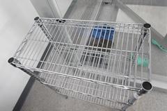 Uline Stainless Wire Rack w 3 Shelves - Contents Not Included