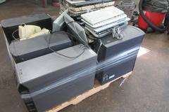 Computers and Flat Screen Monitors on Pallet