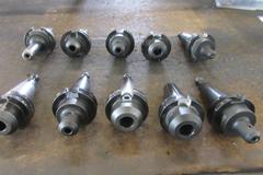 (10) Cat 40 Taper End Mill Tool Holders