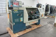 Bridgeport Romi EZ-Path CNC Engine Lathe with Manual Tool Turret, Tailstock, Chip Pan and Coolant System