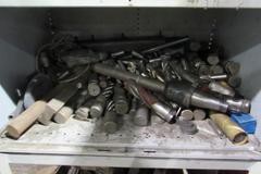 Perishable Tooling, 50-Taper Tool holders, Work Holding and More with Cabinet