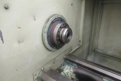 Bridgeport Romi EZ-Path CNC Engine Lathe with Manual Tool Turret, Tailstock, Chip Pan and Coolant System