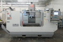 Haas VF-5 CNC Vertical Machining Center with 15,000 RPM Spindle and High Speed Machining