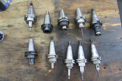 CAT 40 Tool Holders, (10) Assorted