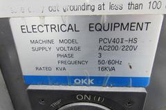 Machines Used | OKK PCV-40 CNC Vertical Machining Center, Neomatic ...