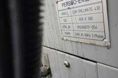 EDM DrillMate Model 430i CNC EDM Drill/Hole Popper with 22 Station Electrode Rack, Dielectric System and Filtration