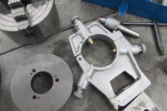 Sharp 1340VS Variable Speed Engine Lathe with Chucks and Steady Rest