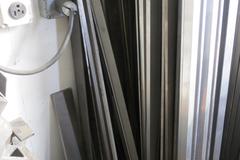 Large Assortment Material Including Extruded Aluminum, Aluminum Flat Stock, Steel Flat Stock, Steel Bar Stock and MORE!