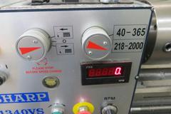 Sharp 1340VS Variable Speed Engine Lathe with Chucks and Steady Rest