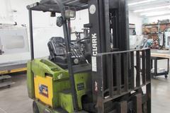 Clark EXC30 5000lb Capacity Electric Fork Lift with Side Shift and Fork Positioner