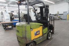 Clark EXC30 5000lb Capacity Electric Fork Lift with Side Shift and Fork Positioner