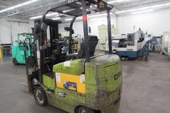 Clark EXC30 5000lb Capacity Electric Fork Lift with Side Shift and Fork Positioner