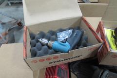 Power Tools Including (2) Dynabrade Pneumatic Drills, Milwaukee Cordless & Corded Tools and More