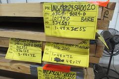 Assorted 4' x 6' and Smaller Sheet Metal with Types and Sizes in Photos