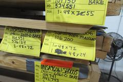 Assorted 4' x 6' and Smaller Sheet Metal with Types and Sizes in Photos