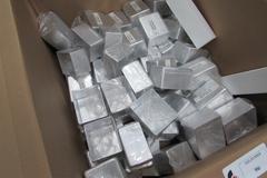 Dozens of New 4" x 5" x 3" Aluminum Tubs