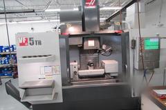 Haas VF-5/50TR 5-Axis CNC Vertical Machining Center w 210mm Built-In Trunnion Table, 30 Station Tool Changer, 50 Taper, with Probing and TSC