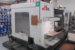 Haas VF-5/50TR 5-Axis CNC Vertical Machining Center w 210mm Built-In Trunnion Table, 30 Station Tool Changer, 50 Taper, with Probing and TSC