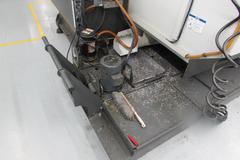 Haas VF-5/50TR 5-Axis CNC Vertical Machining Center w 210mm Built-In Trunnion Table, 30 Station Tool Changer, 50 Taper, with Probing and TSC