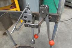 Banding Cart with Tools and 5/8" Metal Banding. 