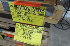 Assorted 4' x 6' and Smaller Sheet Metal with Types and Sizes in Photos