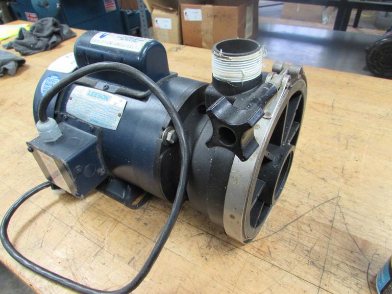 Pump with Leeson 3/4HP 115/208-230 Volt Single Phase Motor