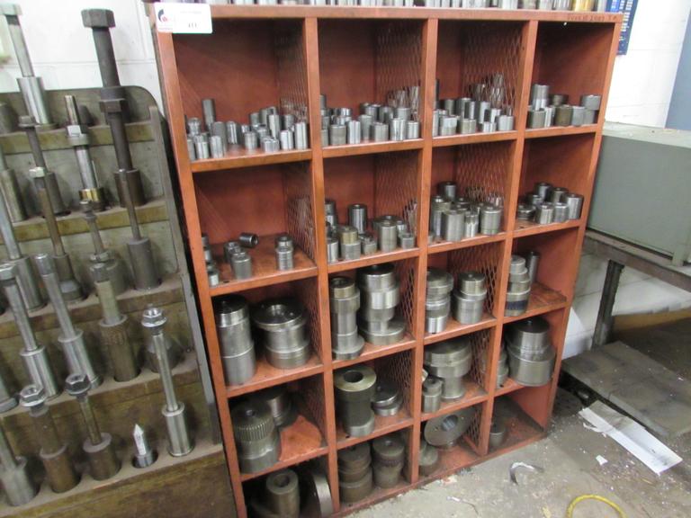 20 Bin Metal Cabinet with Contents: Spacers