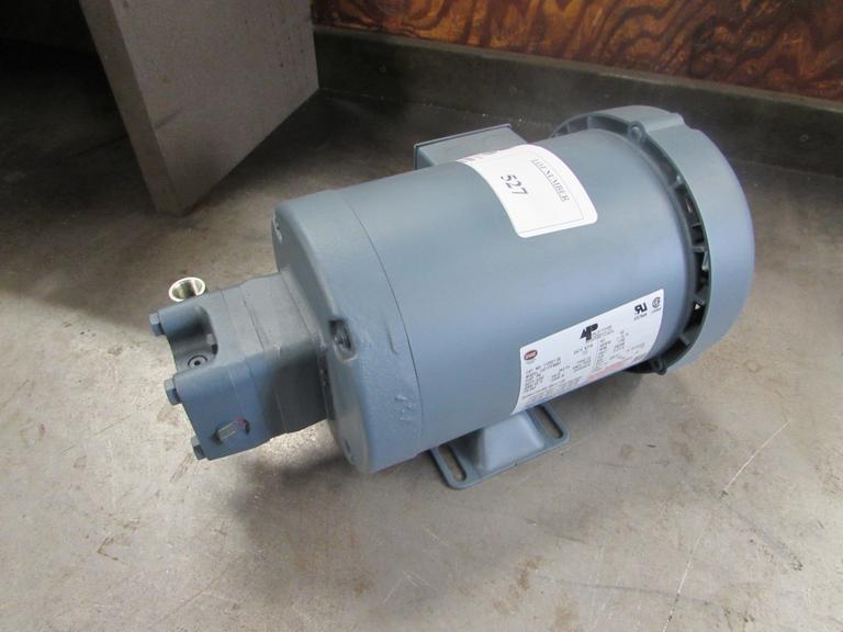 Delta Power Hydraulic Pump with Motor.  230/460 Volt, 3-Phase, 1HP