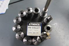 Machines Used | 13 R8 Collets With Rack
