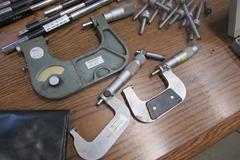 Inspection Tools Including: Standards, Micrometers, Test Indicators, Inside Micrometer, Inspection Balls, Mag Base, Custom Fixtures & More
