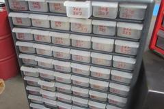 Two Plastic Organizers with Contents of Misc Pin Gages