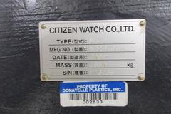 Citizen M20 CNC Swiss Type Automatic Screw Machine with Cincom CNC Control, Mist Collector