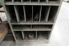 Metal Cabinet wth Horizontal Milling Cutters and More