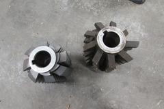 (2) Hobs, (1) 2.25" Pitch 14-1/2 PA (1) .785" Pitch 25 PA