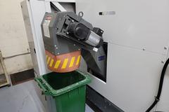 Haas EC-400 CNC 4-Axis Horizontal Machining Center with (2) Station Pallet Changer, 15,000 RPM Spindle, Full 4th Axis, 1000 PSI Through Spindle Coolant, High Speed Machining, and Probing.