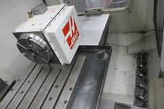 Haas VF-3 CNC Vertical Machining Center, 8" Haas Rotary Table, 20-Station Tool Changer, Programmable Coolant, Chip Auger