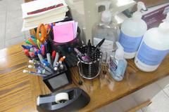 Office Supplies: Labels, Folders, Pens, Organizers etc.