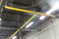 CM 500lb Capacity Manual Chain Hoist with Trolley and Approx 10' Beam