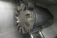 Haas ST-30 2-Axis CNC Turning Center with 12" 3-Jaw Chuck, Tool Presetter, Programmable Tailstock, and Chip Conveyor.