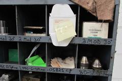 42 Bin Shelving Unit with Contents