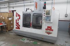 Haas VF-3 CNC Vertical Machining Center, 8" Haas Rotary Table, 20-Station Tool Changer, Programmable Coolant, Chip Auger