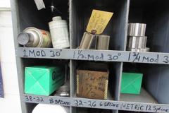 42 Bin Shelving Unit with Contents