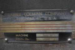 Barber-Colman No. 3 Hob Grinder with Indexing Plates
