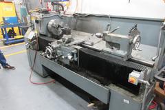 Leblond Regal 19"x54" Engine Lathe With Servo Shift, Acu-Rite DRO, Tool Holders, 10" 3 Jaw Chuck, Tailstock, Aloris Tool Post,Tool Holders,  Backsplash Shield